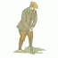 MAN GOLFER