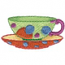 Polka Dot Tea Cup