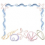 Shells & Waves Border